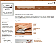 Tablet Screenshot of greatfrenchknives.com